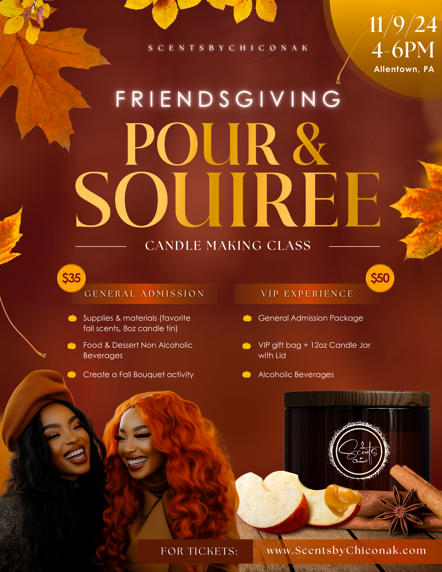 Friendsgiving Pour & Soiree