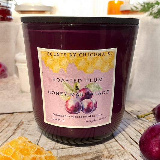 Roasted Plum & Honey Marmalade